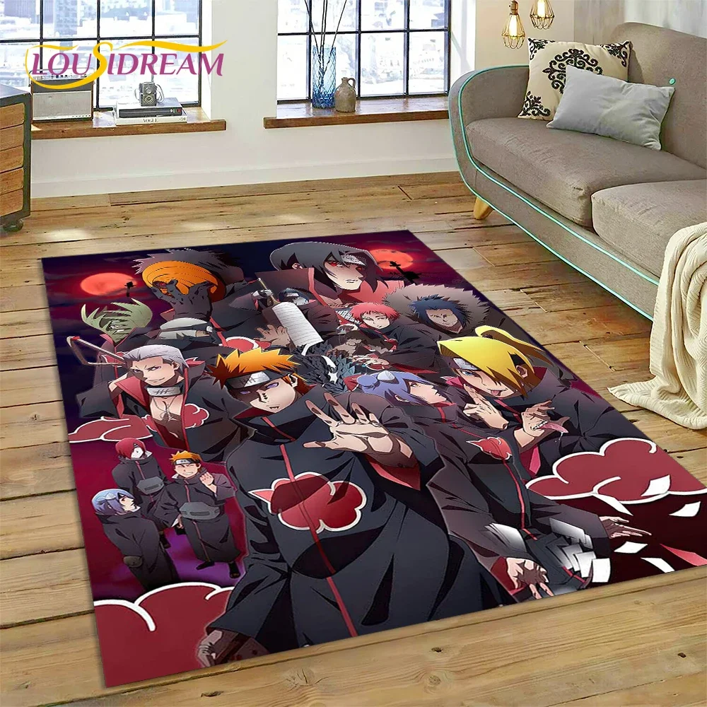 Commercial Printing For Sale - 漫画 3D I-Itachi 日本アニメカーペットラグ リビングルームベッドルームホームソファ装飾、子供用プレイエリアラグノンスリップフロアマット