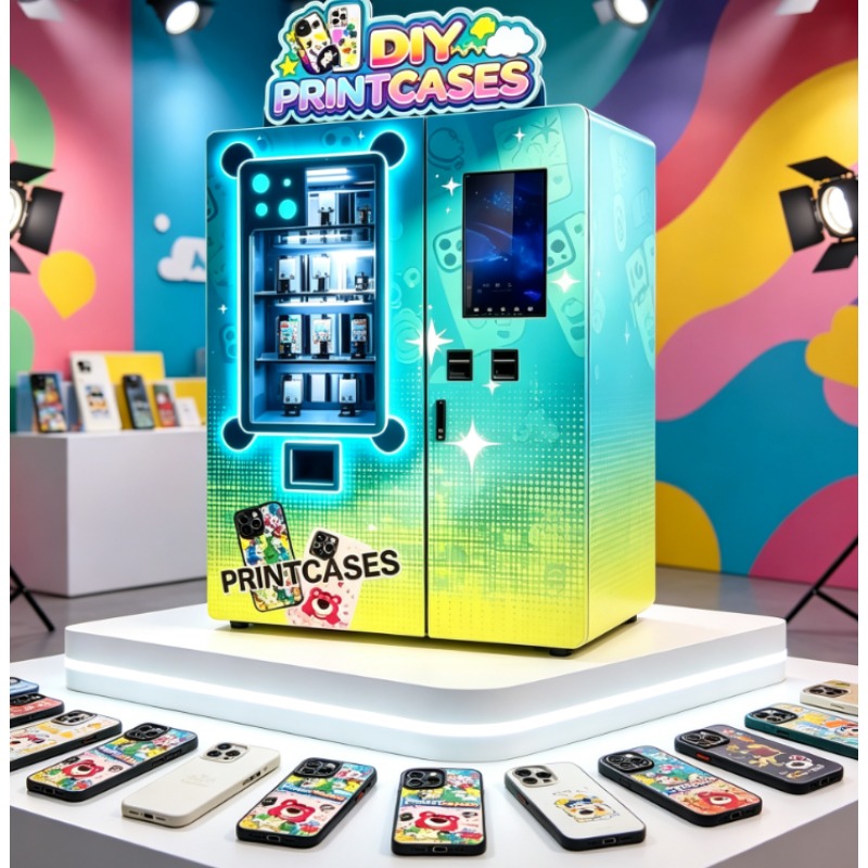 Commercial Printing Business - セルフサービスDIY UVスマホケース印刷自動販売機、携帯ショップビジネス向けプレミアム商用機器