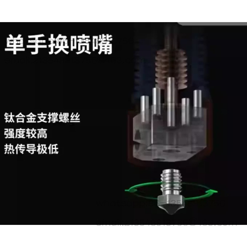 Commercial Printing For Sale - ロングホットエンド高流量印刷押出ヘッド3Dプリンターアクセサリー工場直販現貨