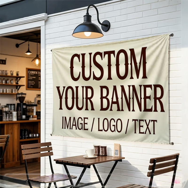Commercial Printing Images - カスタムバナーフラッグは、パーソナライズされたロゴ画像、自動車修理工場、卒業式、商業広告宣伝に適しています。