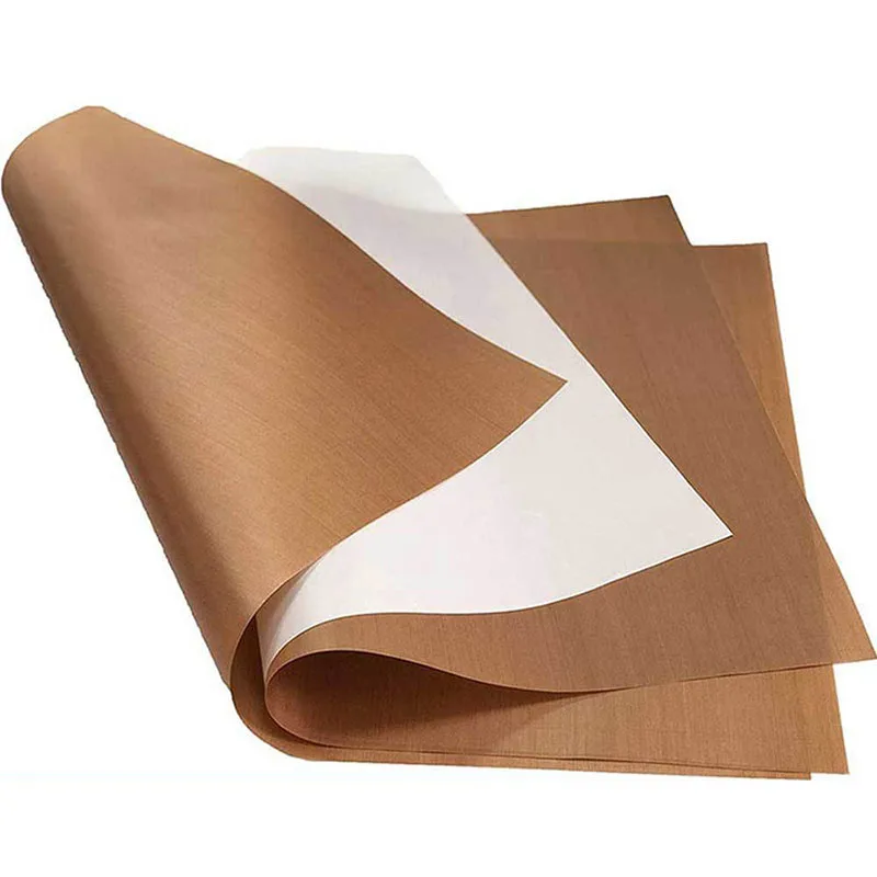 Heat Press Teflon Sheet - 30*40/40*60 センチメートル再利用可能な耐性オーブンライナーシート耐油紙パッド洗えるバーベキューベーキングマットマカロンクッキーキッチンベーキングツール