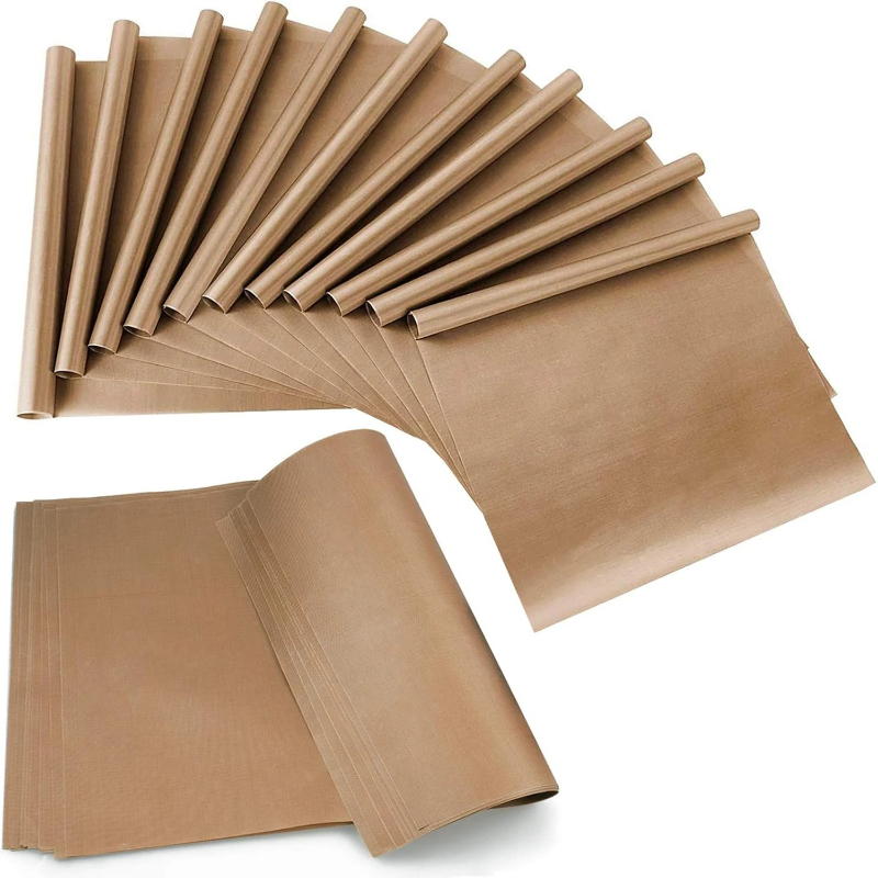 Heat Press Teflon Sheet - 耐熱PTFEシート（ヒートプレス用）-アイロン昇華ベーキング用カバーペーパー保護マット-転写プレスマット