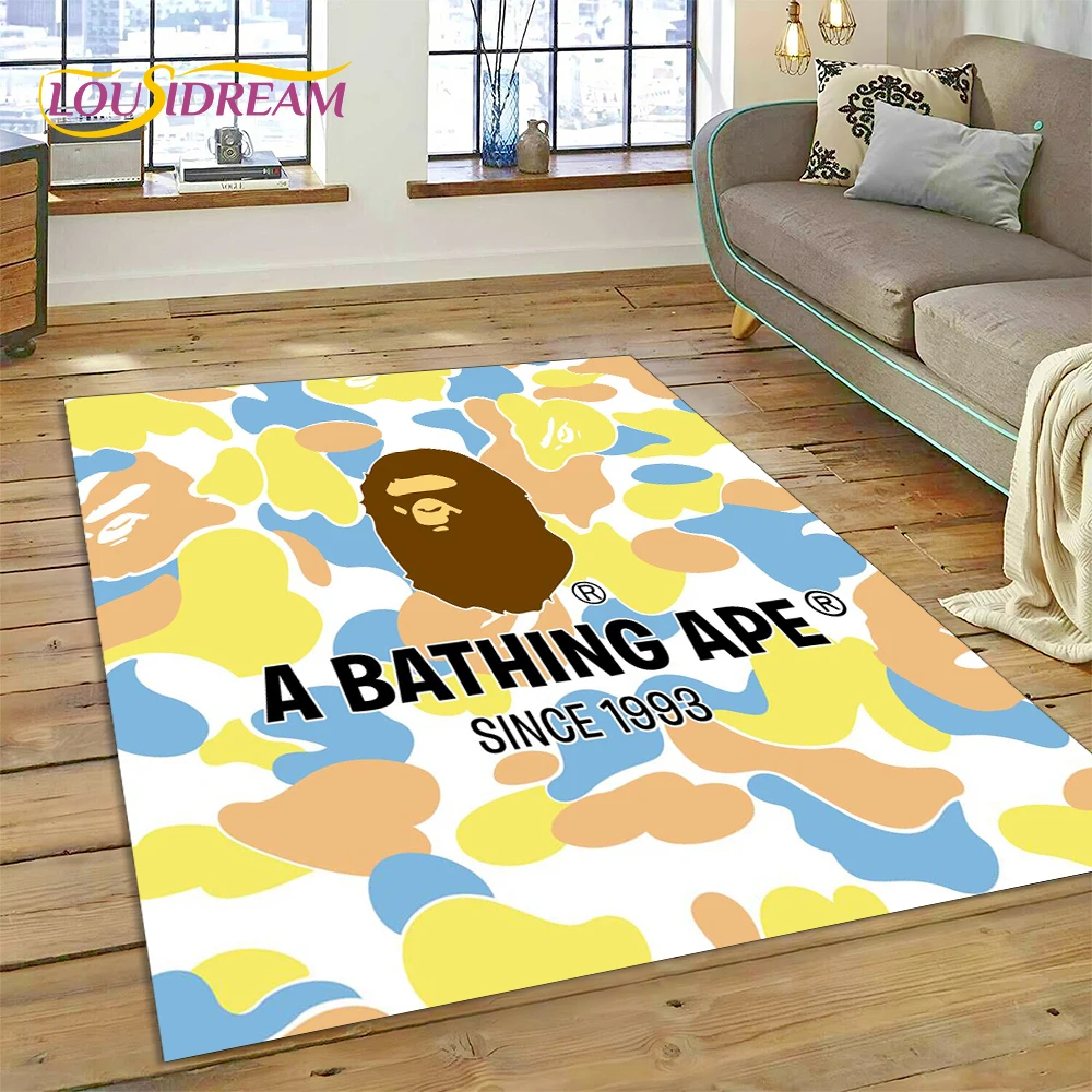 3D プリント B-BAPE ファッションカーペットラグ寝室 - Commercial Printing For Sale のレビューと価格