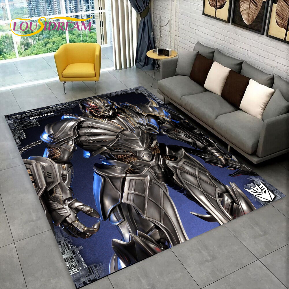 家の装飾のための3Dトランスフォーマー漫画カーペット,滑り止 - Commercial Printing For Sale のレビューと価格