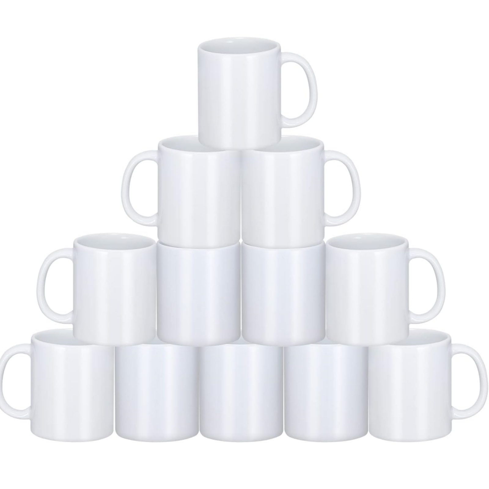 HTVRONT昇華マグカップ 無地の白いセラミック昇華カップ - Sublimation Mug Blank のレビューと価格