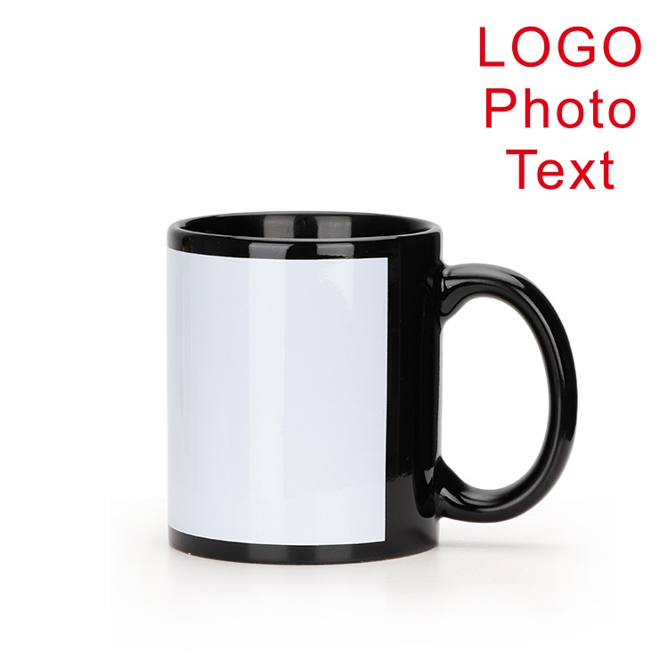 ブラックカップ DIY ロゴセラミック 350 ミリリットル - Sublimation Mug Blank のレビューと価格