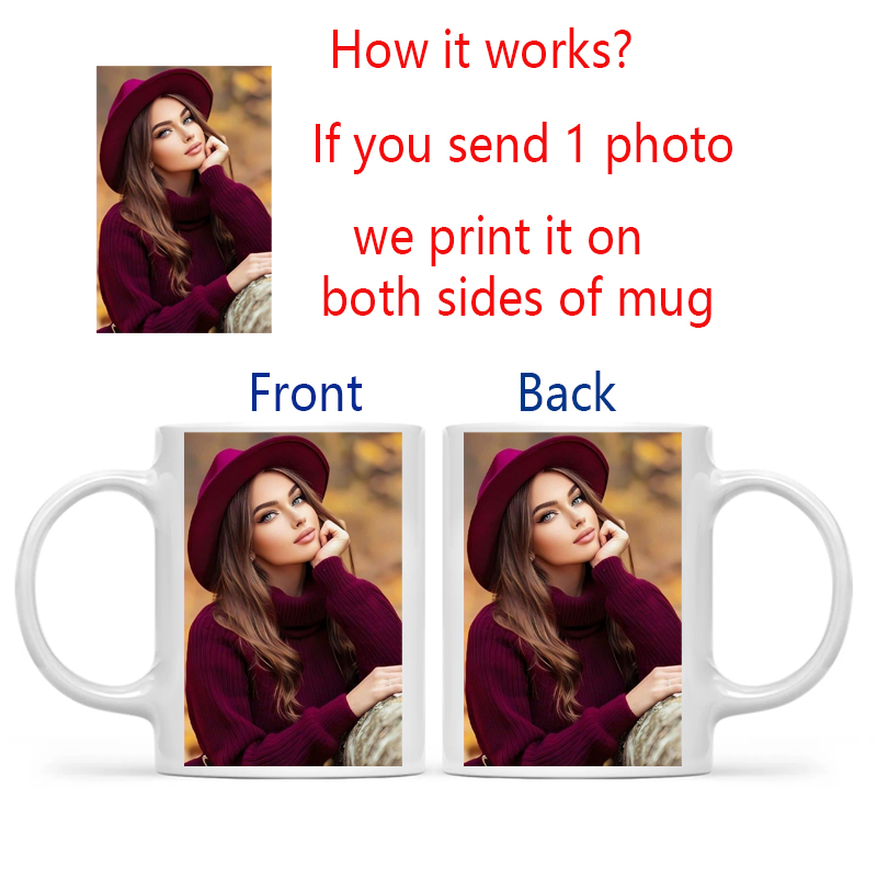 写真入りマグカップをパーソナライズ、カスタム名・ロゴ・テキス - Sublimation Mug Blank のレビューと価格