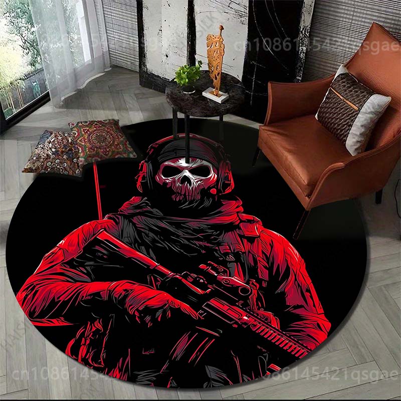複数のサイズ展開、頭蓋骨マスクをかぶった兵士のイメージプリン - Commercial Printing Images のレビューと価格
