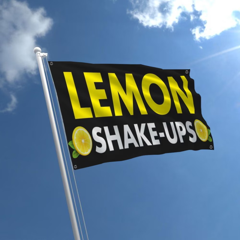 カスタムバナーフラッグは、パーソナライズされたロゴ画像、自動 - Commercial Printing Images のレビューと価格