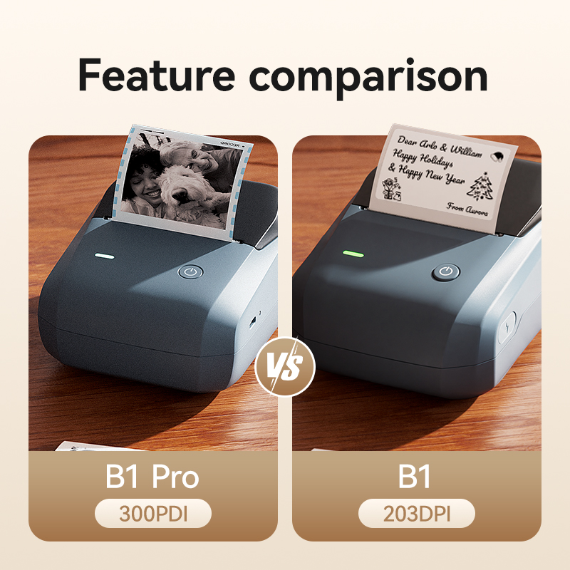 Niimbot B1 Proラベルプリンター 300 DPI - Commercial Printing Business のレビューと価格